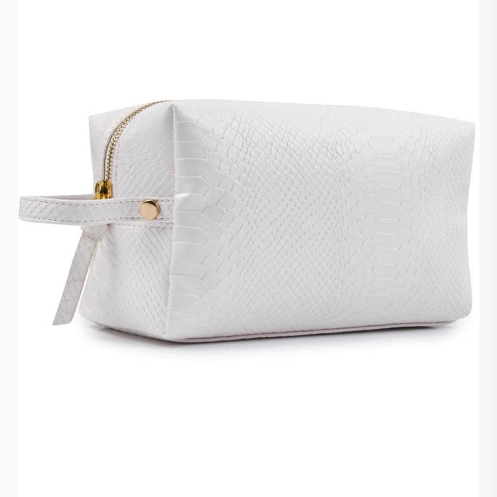 White Makeup Bag